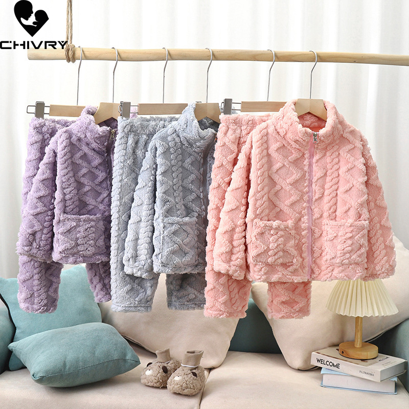 Winter Clothing Toddler - Nuovi bambini inverno addensare caldo pigiama