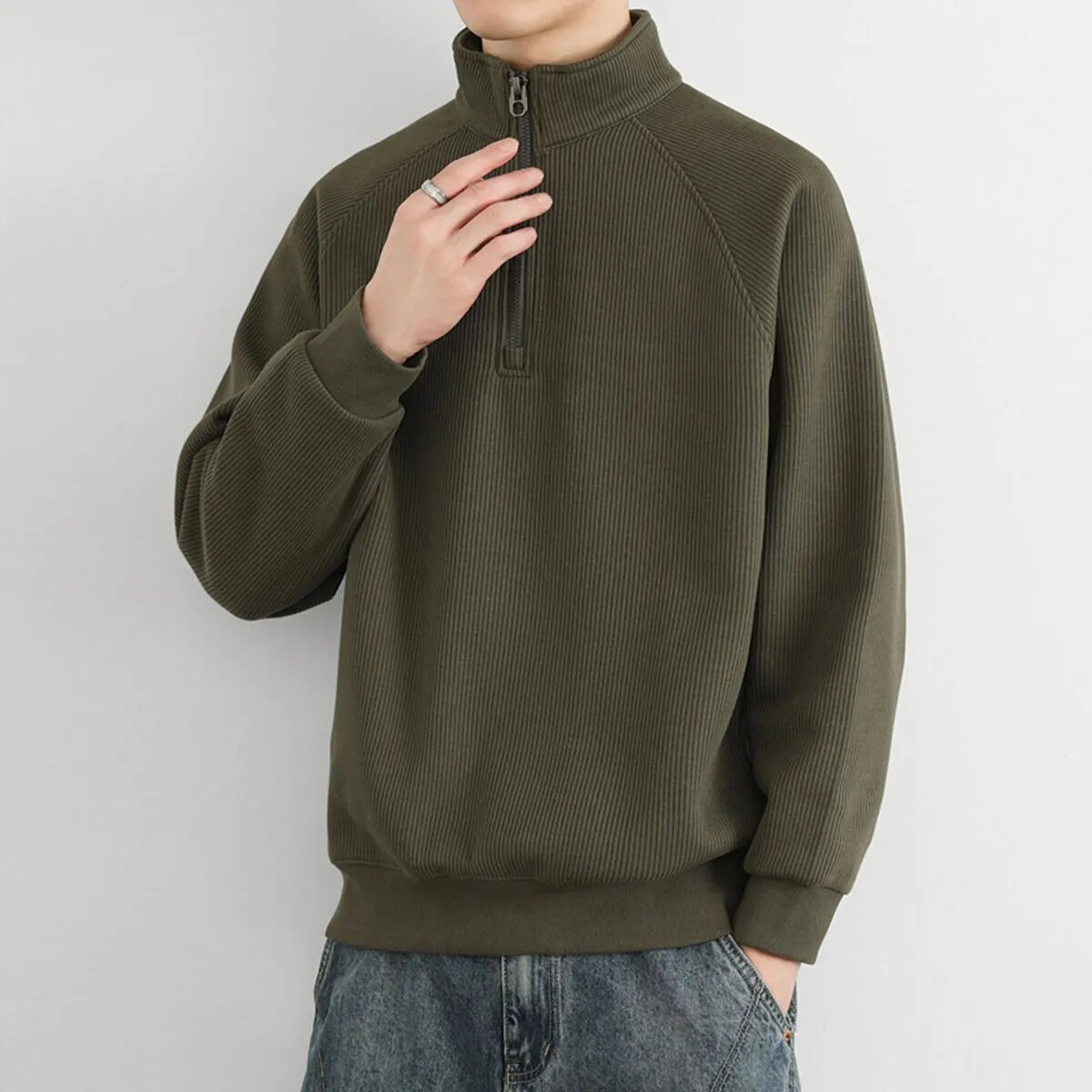 Winter Clothing Colors 2026 - 2026 Nuova Felpa Verde da Uomo