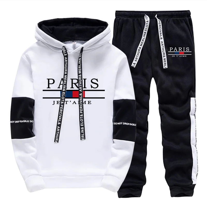Winter Clothing Sale - Tuta da Uomo di Tendenza, Felpa