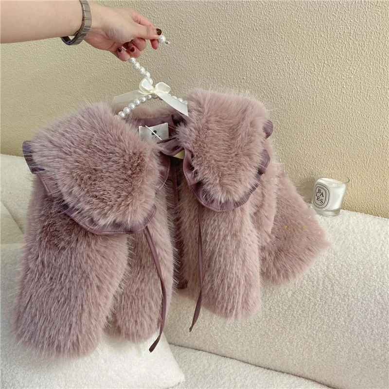 Winter Clothing Toddler - Giacca maglione di lana da ragazza