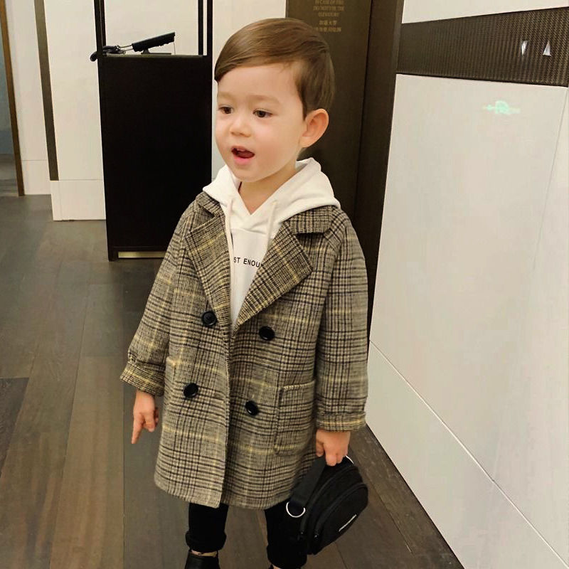 Winter Clothing Toddler - Giacche invernali a griglia Ragazzi ragazze