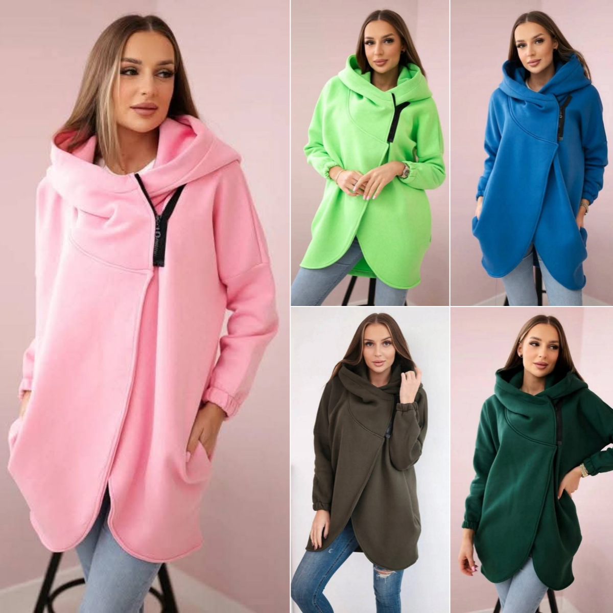 Winter Clothing Colors 2026 - SKMY Felpe Sportive con Cappuccio in