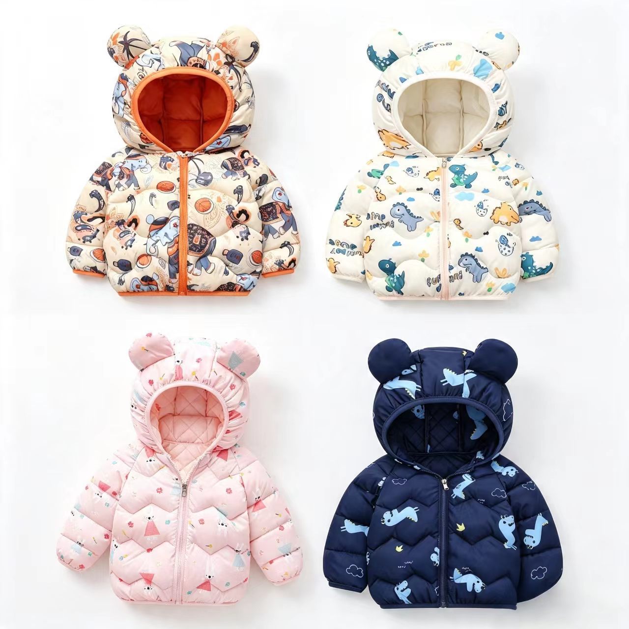 Winter Clothing Toddler - Cappotto per Bambini Giacca Cartoon per