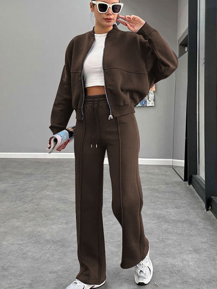 Winter Clothing Matching - FSMG Pantaloni in felpa casual Set