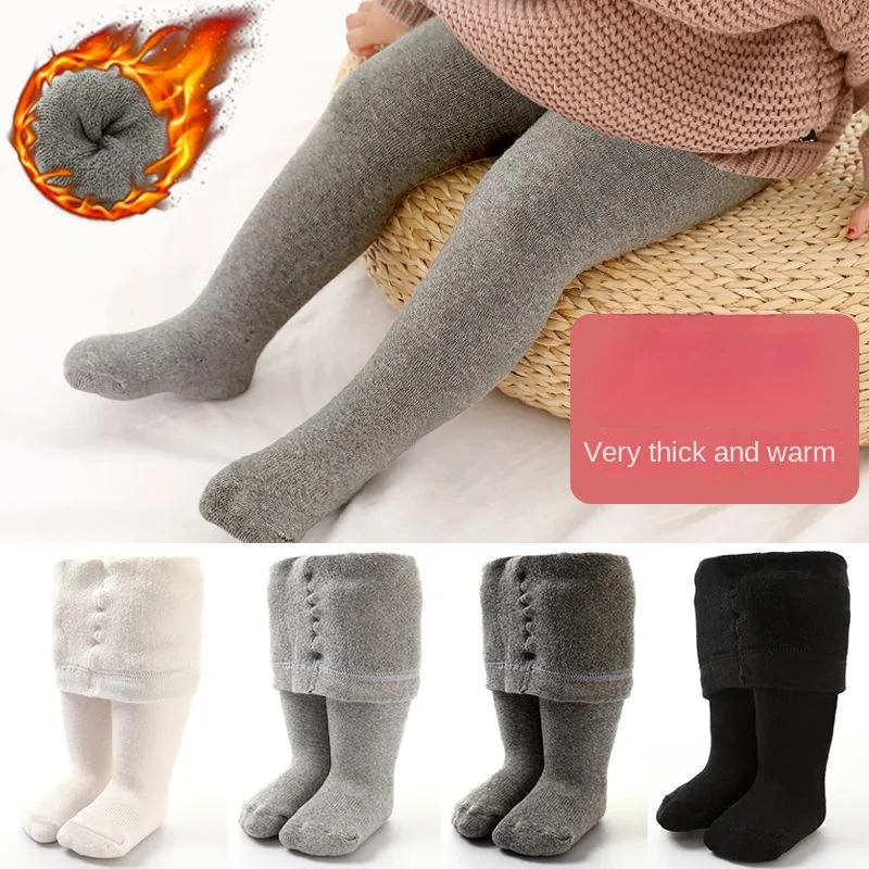 Winter Clothing Toddler - Collant bambino inverno autunno tinta unita