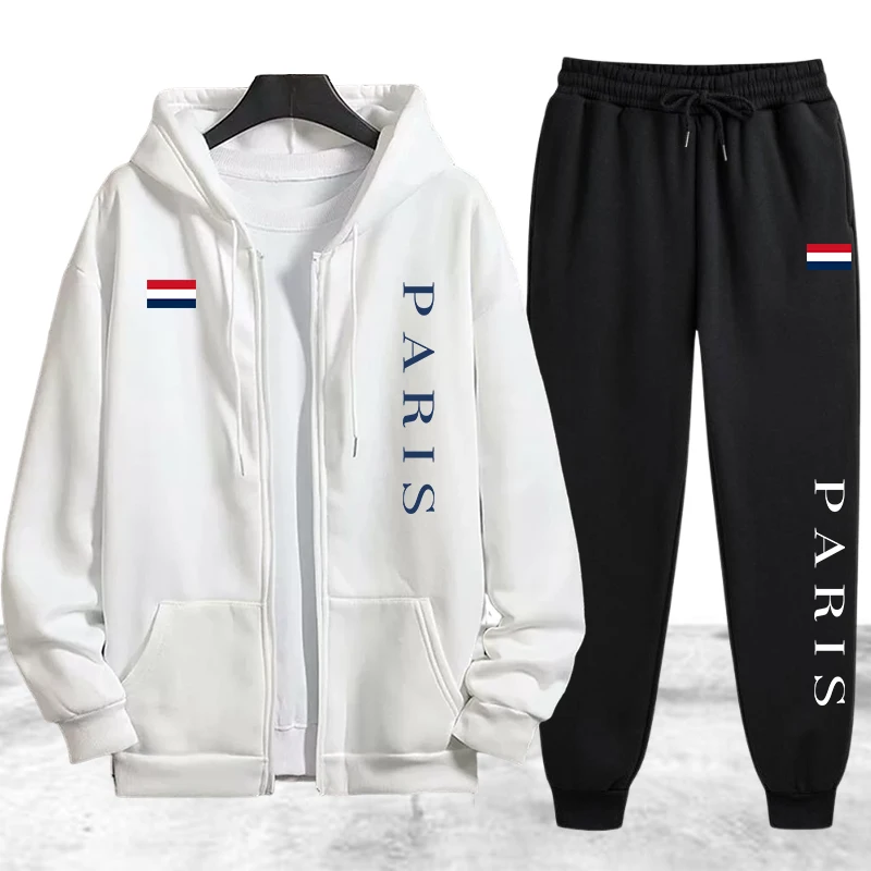 Tuta da uomo Paris Printing, c - Winter Clothing Matching recensione e prezzo