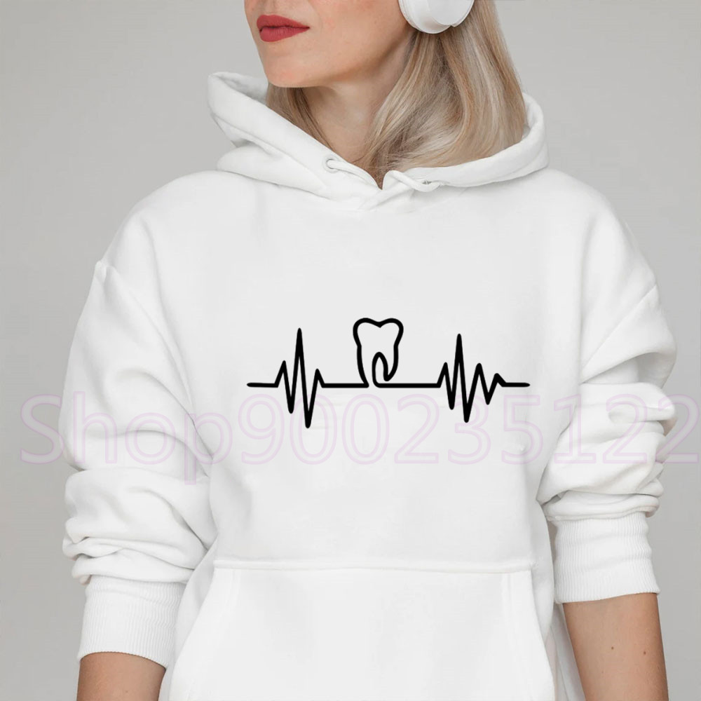 Heatbeat Hoodie Graphic Tooth  - Winter Clothing Drawing recensione e prezzo