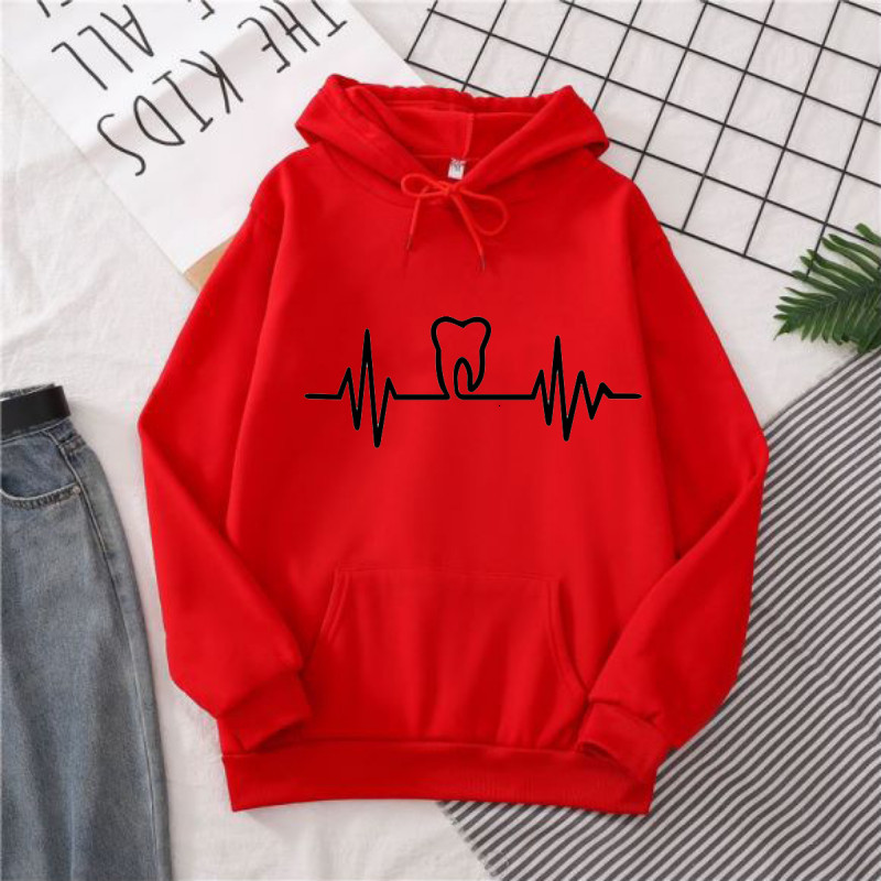Heatbeat Hoodie Graphic Tooth  - Winter Clothing Drawing recensione e prezzo